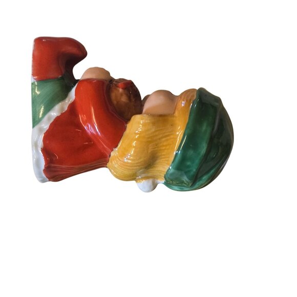 Vintage 1983 Christmas Salt and Pepper Shakers Santas Helpers Claus and Co Avon - Picture 13 of 16